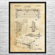 Garage Door Spring Patent Wall Art