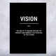 Vision Definition Wall Art Bold
