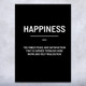 Happiness Definition Wall Art Bold