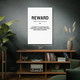 Reward Definition Wall Art Bold