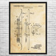 Bow Quiver Patent Wall Art