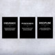 Endurance Motivational Prints Set of 3