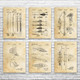 Archery Patent Wall Art Set of 6
