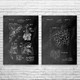 Fruit Patent Wall Art Set of 2