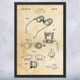 Opera Glasses Patent Wall Art