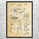 Ping Pong Table Patent Wall Art