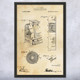 Receipt Paper Patent Wall Art