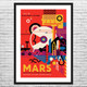 Mars Space Tourism Wall Art