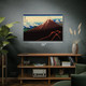 Storm Beneath the Summit Ukiyo-e Wall Art