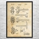 Sledge Hammer Patent Wall Art