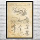 Pothole Patcher Patent Wall Art