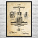 Hydraulic Valve Patent Wall Art