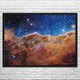 JWST Carina Nebula Space Wall Art