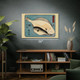 Globefish & Flounder Ukiyo-e Wall Art Globefish & Flounder Ukiyo-e Wall Art
