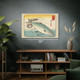 Prawn & Yellow Tail Ukiyo-e Wall Art