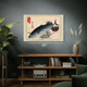 Bonito & Top Shells Ukiyo-e Wall Art