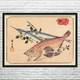Rockfish & Halfbeak Ukiyo-e Wall Art Rockfish & Halfbeak Ukiyo-e Wall Art