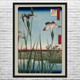 Horikiri Iris Garden Ukiyo-e Wall Art