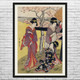 Gotenyama no Hanami Hidari Ukiyo-e Wall Art Gotenyama no Hanami Hidari Ukiyo-e Wall Art