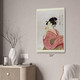 Popen o Fuku Musume Ukiyo-e Wall Art