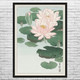 Water Lily Ukiyo-e Wall Art
