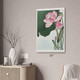 Blooming Lotus Flowers Ukiyo-e Wall Art