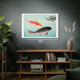 Common & Golden Carp Ukiyo-e Wall Art
