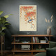 Great Tit Ukiyo-e Wall Art