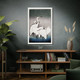 Group of Egrets Ukiyo-e Wall Art