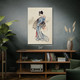 Japanese Woman Ukiyo-e Wall Art Japanese Woman Ukiyo-e Wall Art