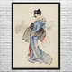 Japanese Woman Ukiyo-e Wall Art