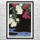 Chrysanthemums Ukiyo-e Wall Art