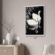 Swimming Geese Ukiyo-e Wall Art