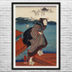 Sanbashi no Onna Ukiyo-e Wall Art