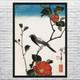 Bird on Camellia Branch Ukiyo-e Wall Art Bird on Camellia Branch Ukiyo-e Wall Art