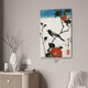 Bird on Camellia Branch Ukiyo-e Wall Art