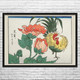 Chicken & Flowers Ukiyo-e Wall Art