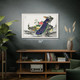 Peacock Ukiyo-e Wall Art