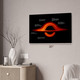 Black Hole Educational Space Wall Art