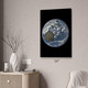 Moon Crossing Earth Space Wall Art
