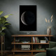 Waning Crescent Moon Space Wall Art