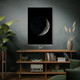 Waxing Crescent Moon Space Wall Art