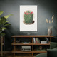 Pincushion Cactus Botanical Art Print