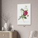Red Bengal Rose Botanical Art Print
