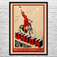 Union Bicycle Vintage Ad Wall Art
