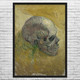 Van Gogh Skull Art Print