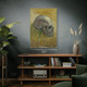Van Gogh Skull Art Print