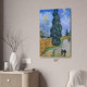 Van Gogh Road With Cypress & Star Art Print