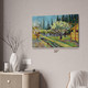 Van Gogh Orchard Bordered by Cypresses Art Print