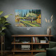 Van Gogh Orchard Bordered by Cypresses Art Print